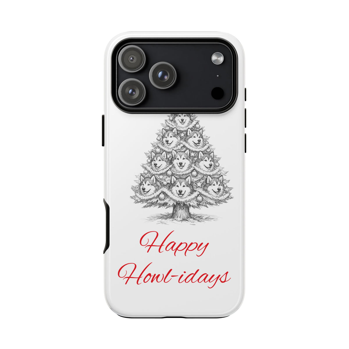 Happy Howl-idays iPhone Case