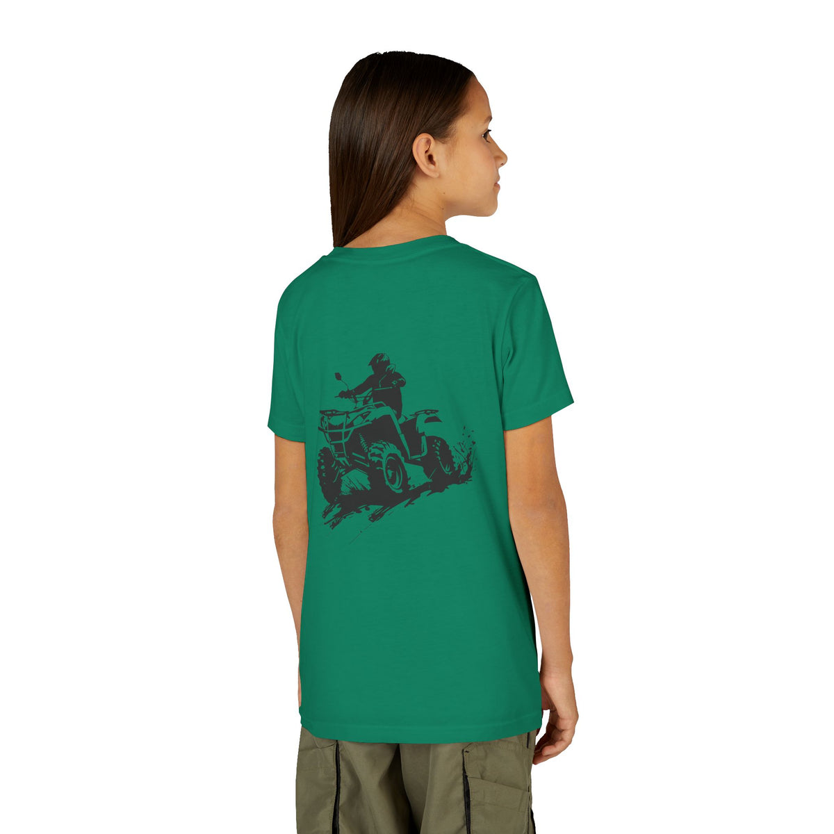 Slingin' Mud Quad Youth Unisex Short Sleeve Crewneck Tee