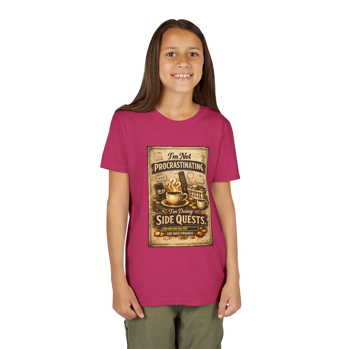 Procrastinating Youth Unisex Short Sleeve Crewneck Tee