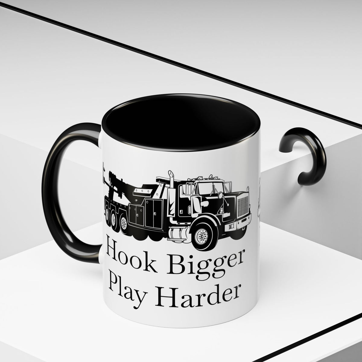 Hook Bigger 2-Tone Coffee Mug