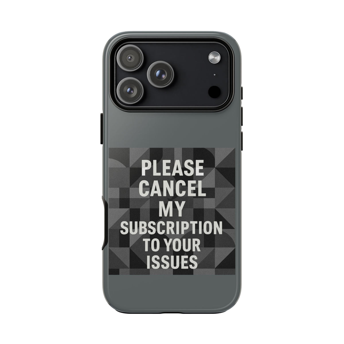 Cancel My Subscription iPhone Case