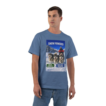 Snow Powered Men's Short-Sleeve Crewneck Tee