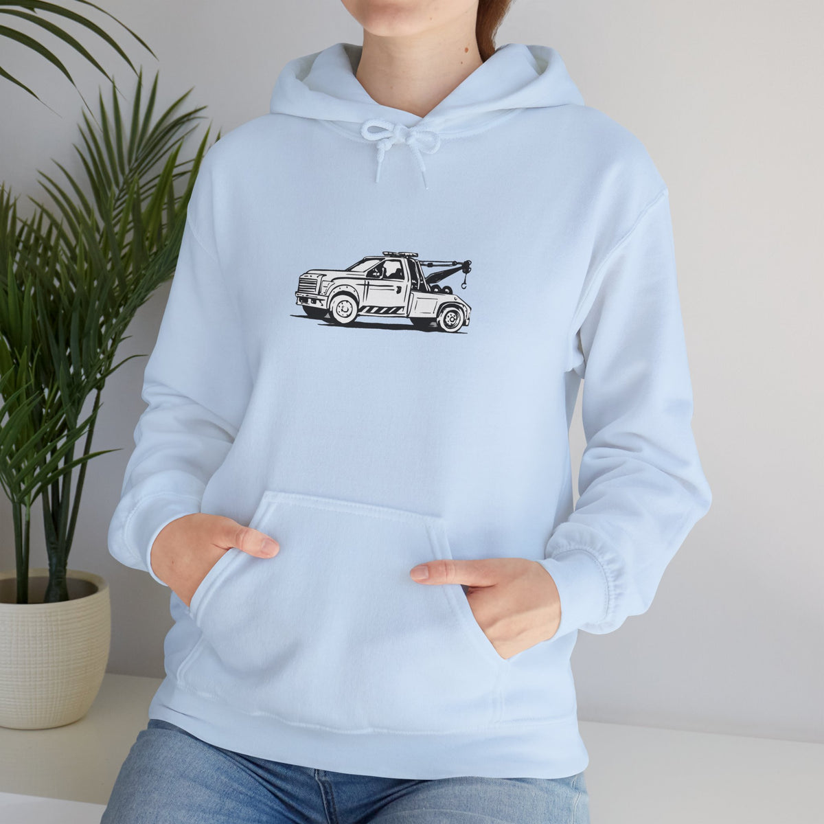Wheel Lift Tow Truck Unisex Hoodie