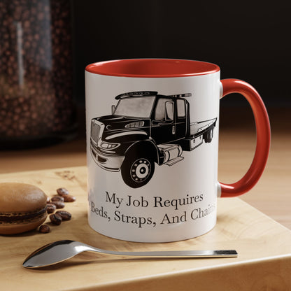 Beds, Straps, And Chains 2-Tone Coffee Mug