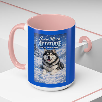 Snow Much Attitude 2-Tone Coffee Mug