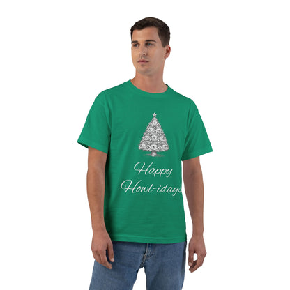 Happy Howl-idays Men's Short-Sleeve Crewneck Tee