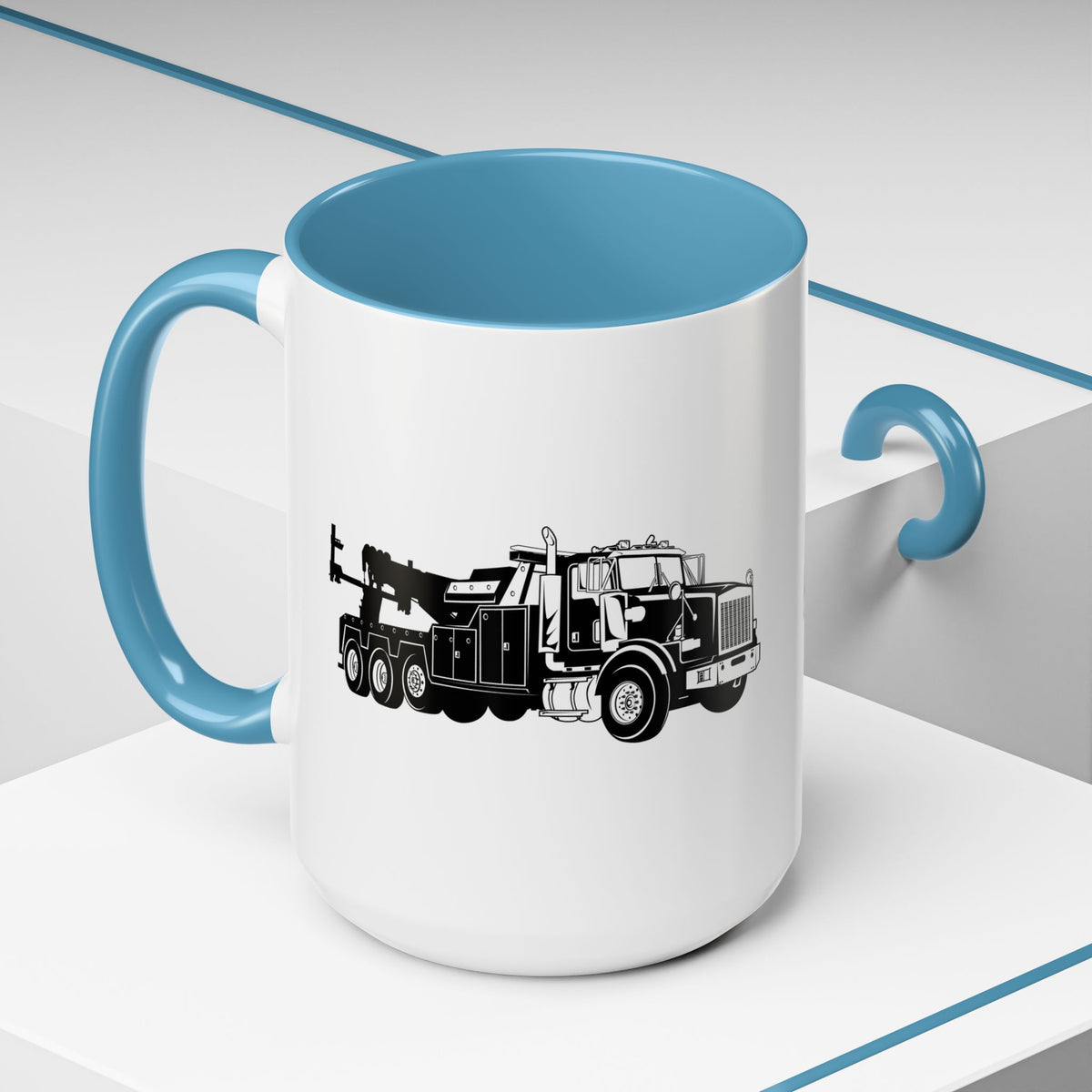 Heavy Tow Truck 2-Tone Coffee Mug