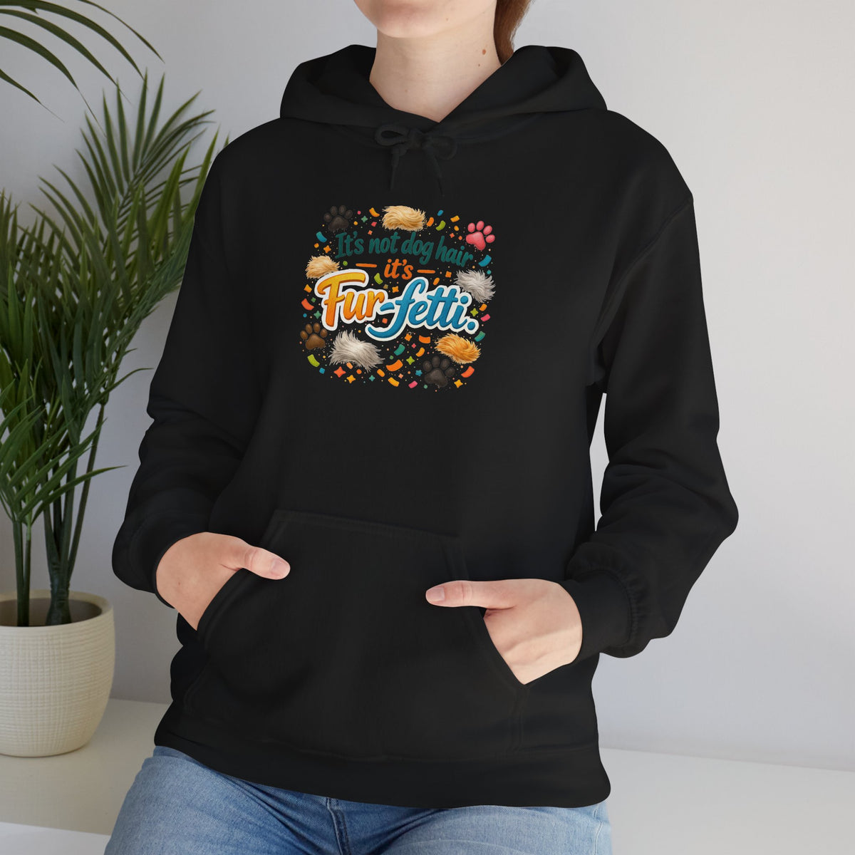 Fur-Fetti Dog Unisex Hoodie