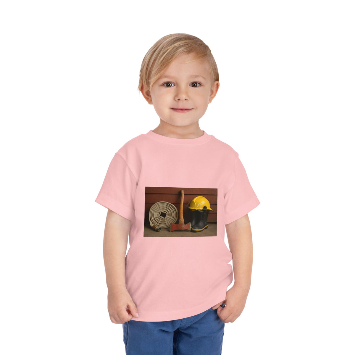 Fire/Rescue Appreciation Toddler Unisex Short Sleeve Crewneck Tee