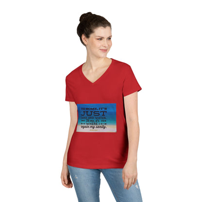 Dr. Beach Women's V-Neck Tee