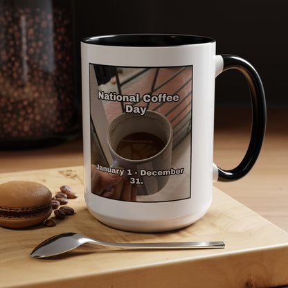 National Coffee Day 2-Tone Coffee Mug