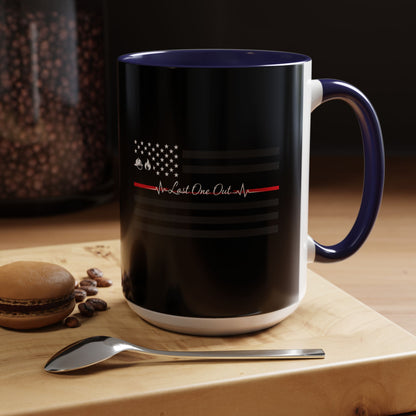 Thin Red Line 2-Tone Coffee Mug