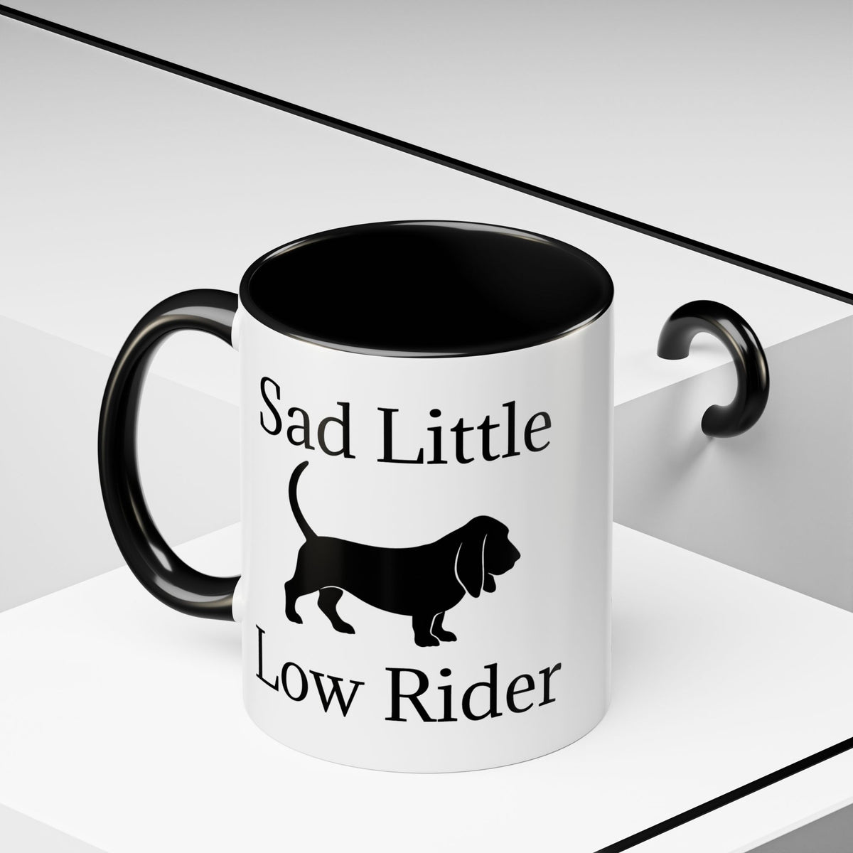 Sad Little Low Rider 2-Tone Coffee Mug