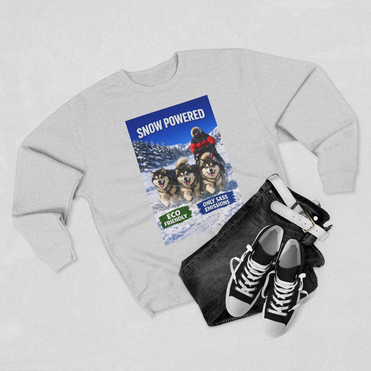 Snow Powered Unisex Crewneck Sweatshirt