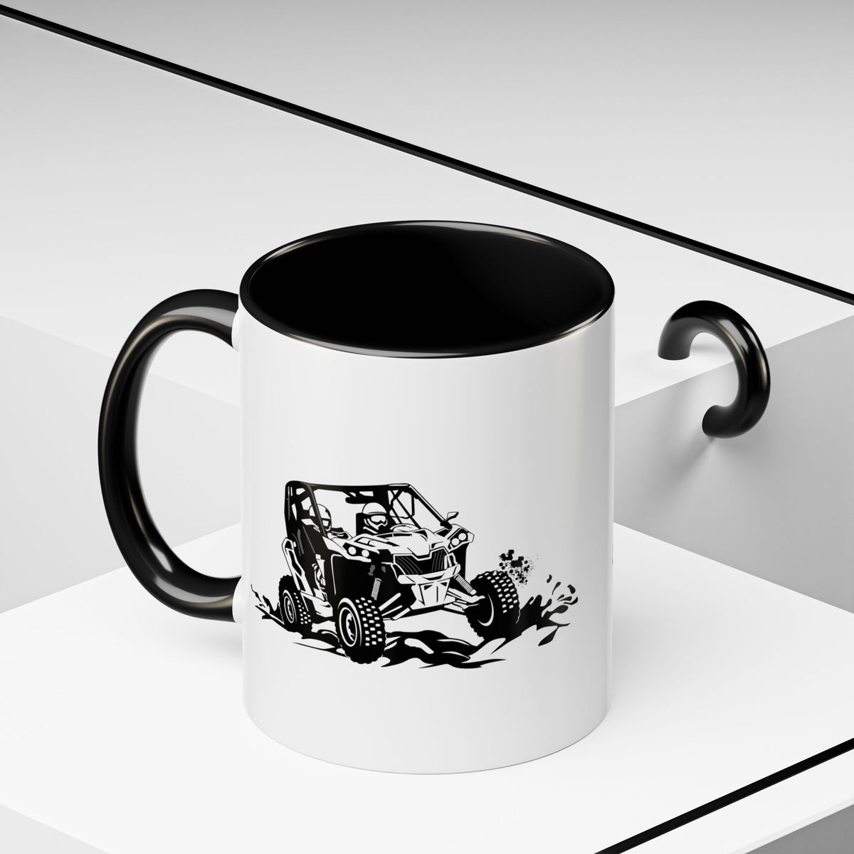 Slingin' Mud Side By Side 2-Tone Coffee Mug