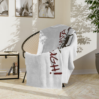 Not Enough Velveteen Microfiber Blanket