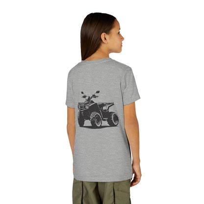 Off The Beaten Path Quad Youth Unisex Short Sleeve Crewneck Tee