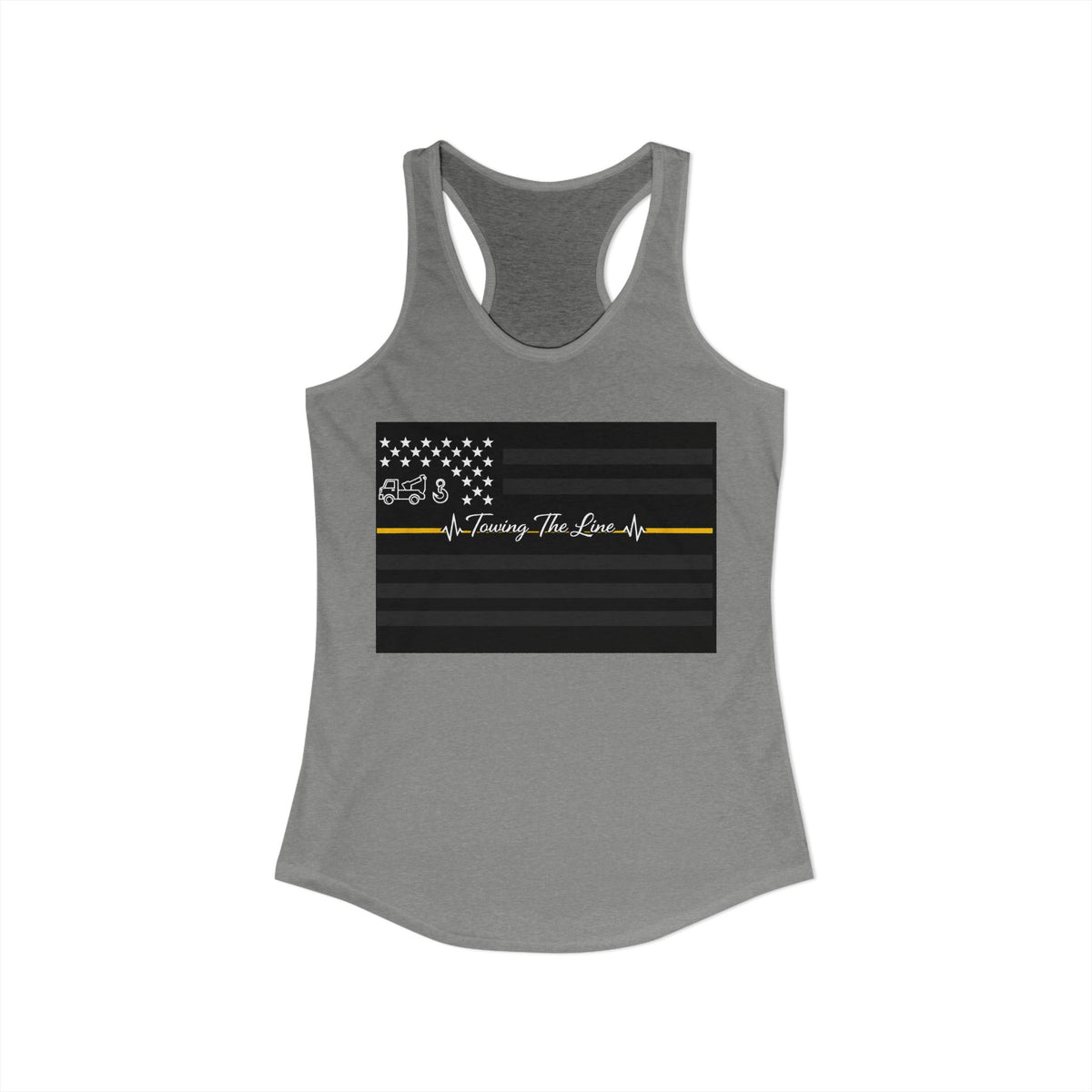 Thin Yellow Line Women's Racerback Tank