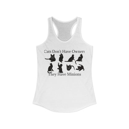 Cat Minions Women's Racerback Tank