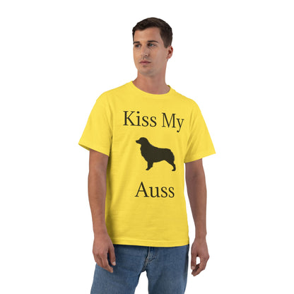 Kiss My Auss Men's Short-Sleeve Crewneck Tee