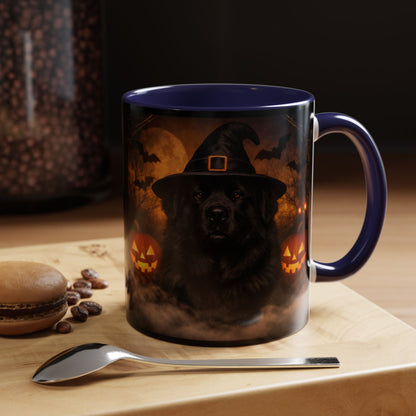 Witch Hat Pack Newfie 2-Tone Coffee Mug