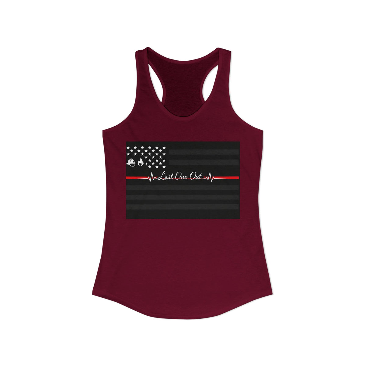 Thin Red Line Women's Racerback Tank