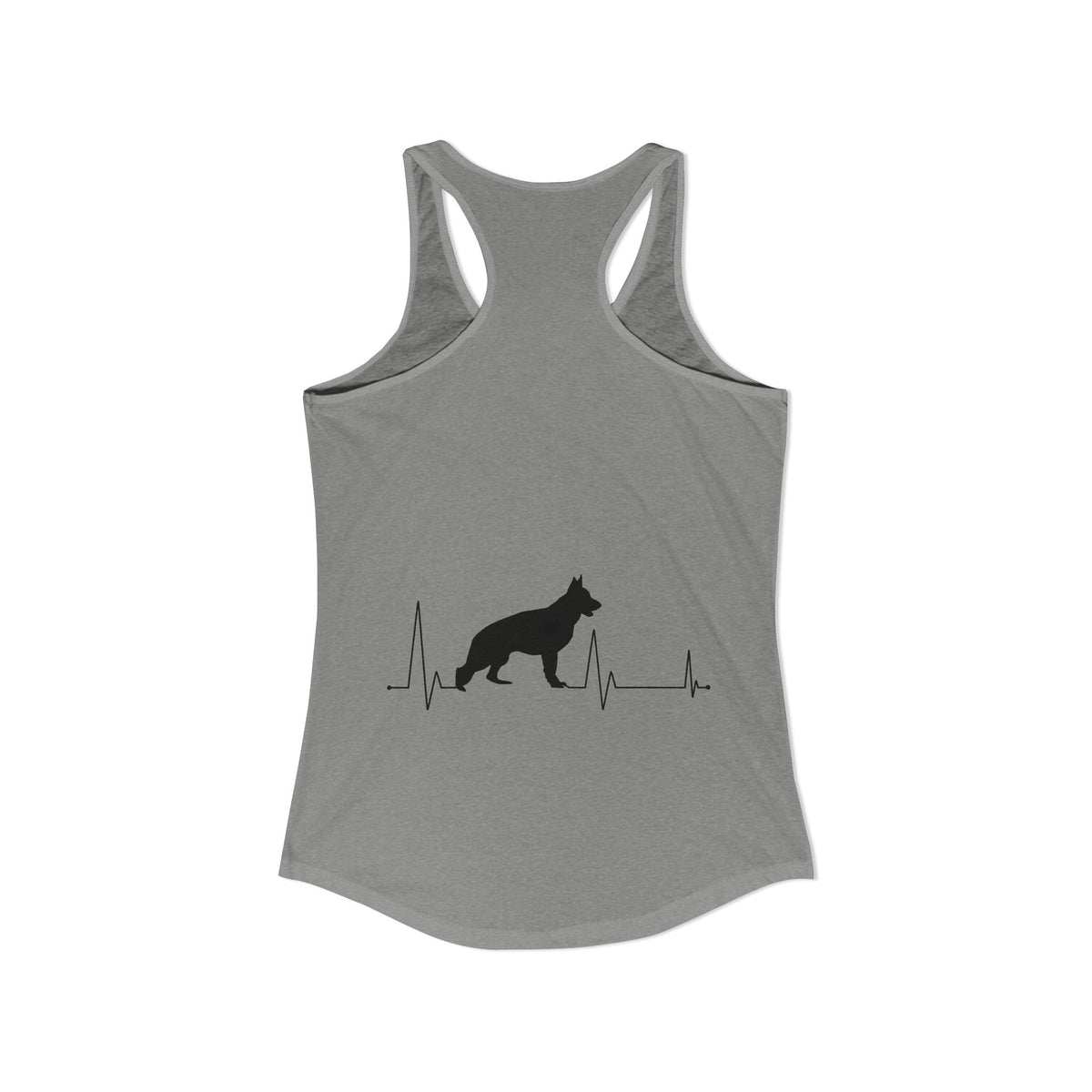My Heart Beats For German Shepherds Women's Racerback Tank