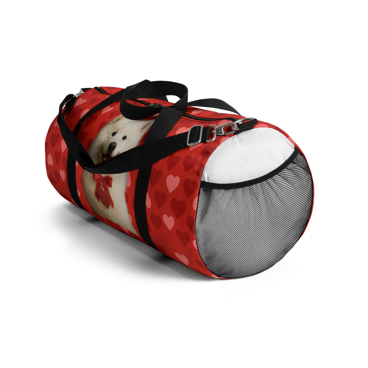 Cupid's Companion Samoyed  Duffel Bag