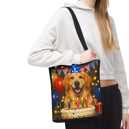 Birthday Buddy Golden Tote Bag