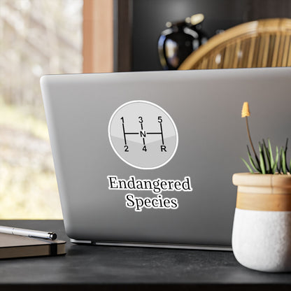 Endangered Species Vinyl Decal
