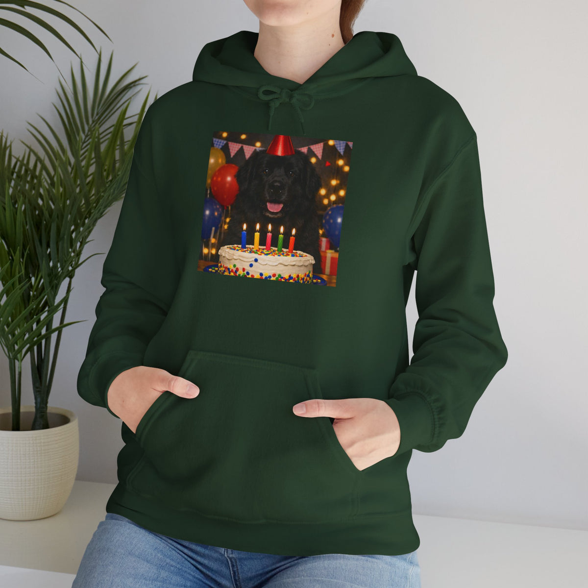 Birthday Buddy Newfie Unisex Hoodie