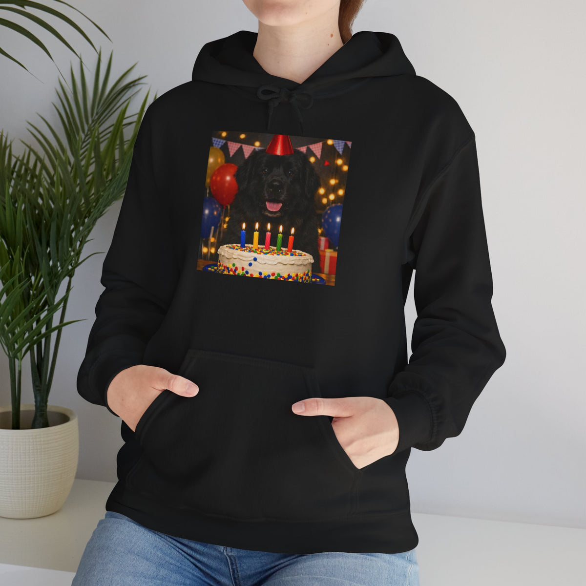 Birthday Buddy Newfie Unisex Hoodie