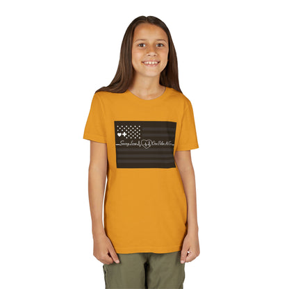 Thin White Line Youth Unisex Short Sleeve Crewneck Tee