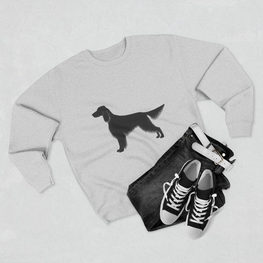 English Setter Silhouette Unisex Crewneck Sweatshirt