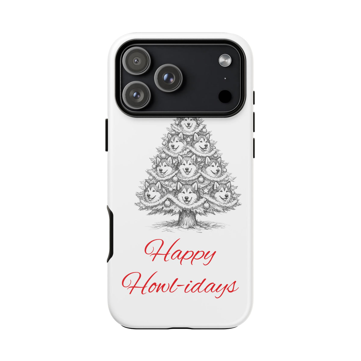 Happy Howl-idays iPhone Case