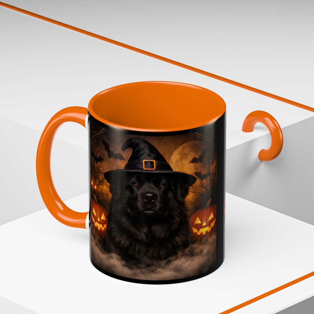 Witch Hat Pack Newfie 2-Tone Coffee Mug