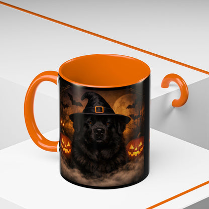 Witch Hat Pack Newfie 2-Tone Coffee Mug