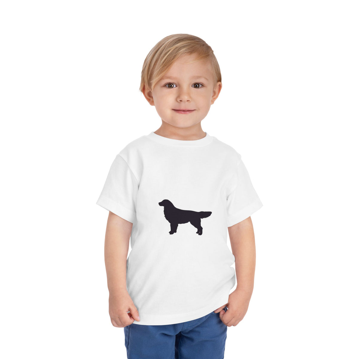 Golden Silhouette Toddler Unisex Short Sleeve Crewneck Tee