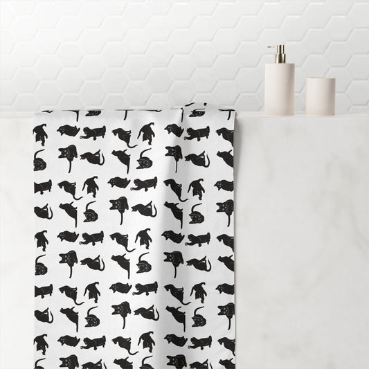 Cats Mink-Cotton  Beach Towel