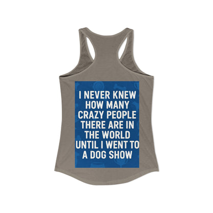 Never Knew Women's Racerback Tank