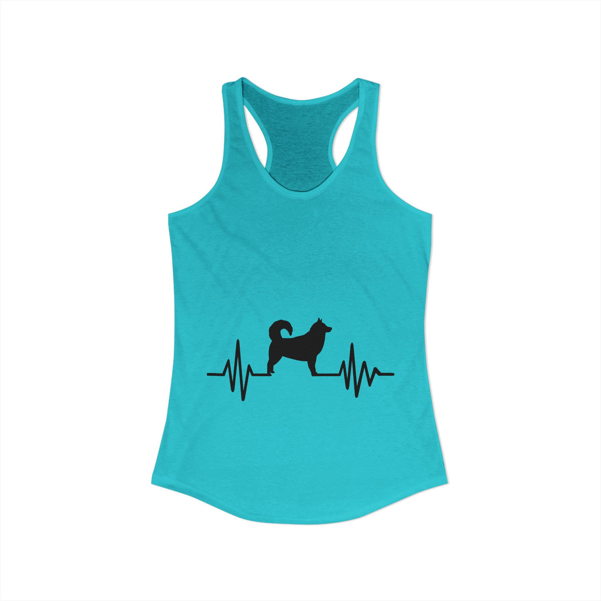 My Heart Beats For Malamutes Women's Racerback Tank