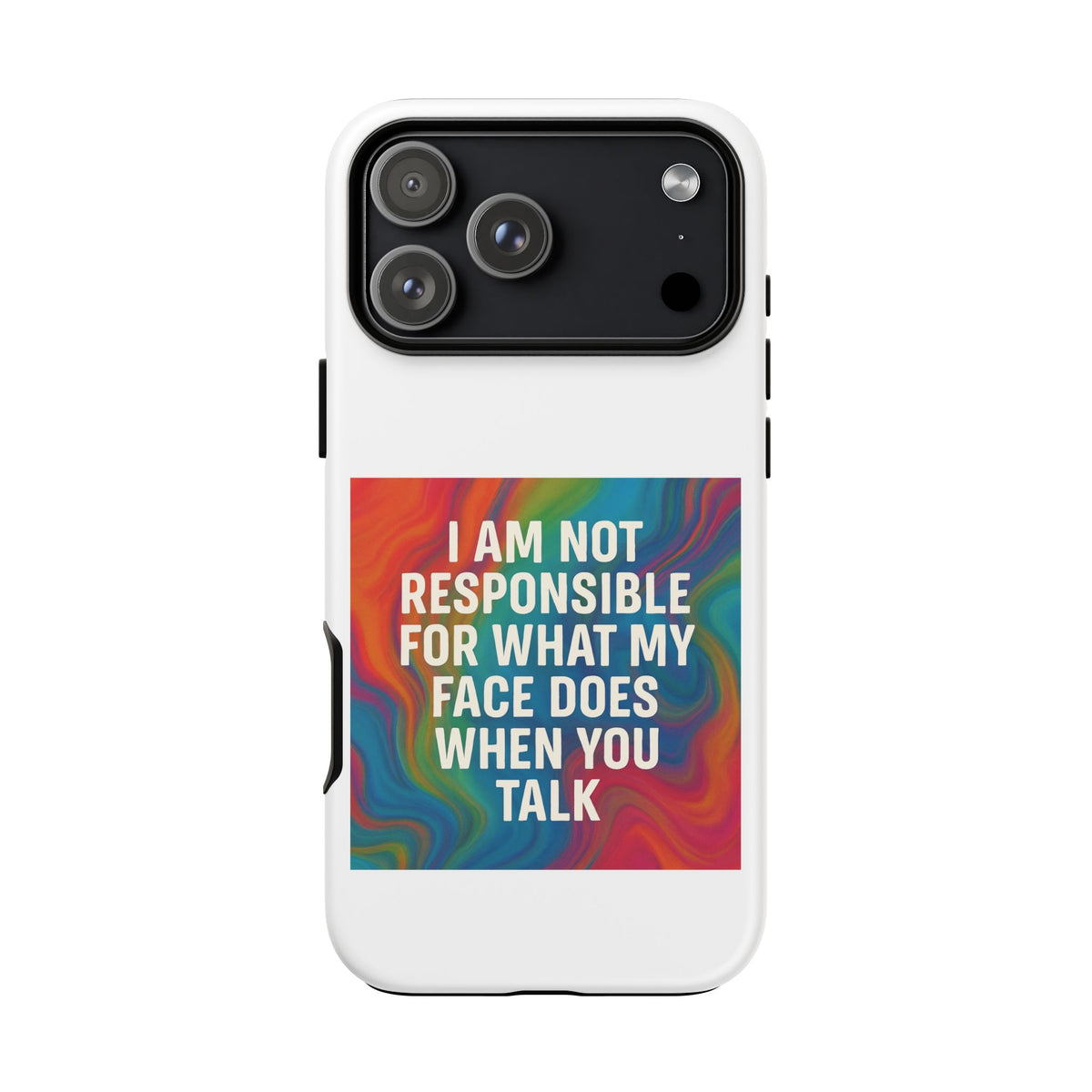 When You Talk iPhone Case