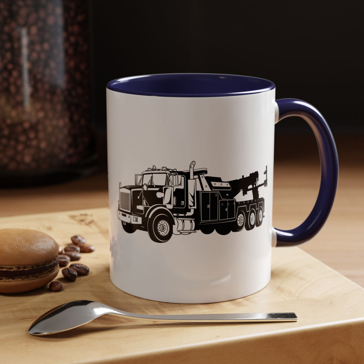 Heavy Tow Truck 2-Tone Coffee Mug