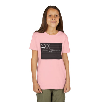 Thin White Line Youth Unisex Short Sleeve Crewneck Tee