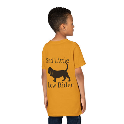 Sad Little Low Rider Youth Unisex Short Sleeve Crewneck Tee