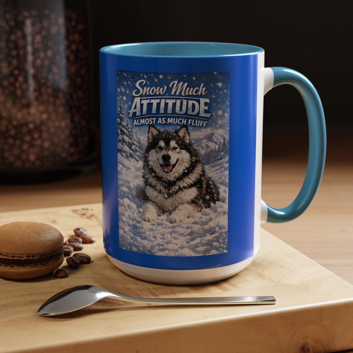 Snow Much Attitude 2-Tone Coffee Mug