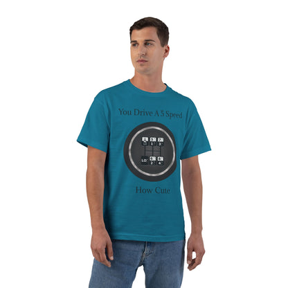 5 Speed How Cute Men's Short-Sleeve Crewneck Tee
