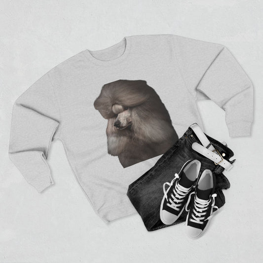 Poodle Head Unisex Crewneck Sweatshirt