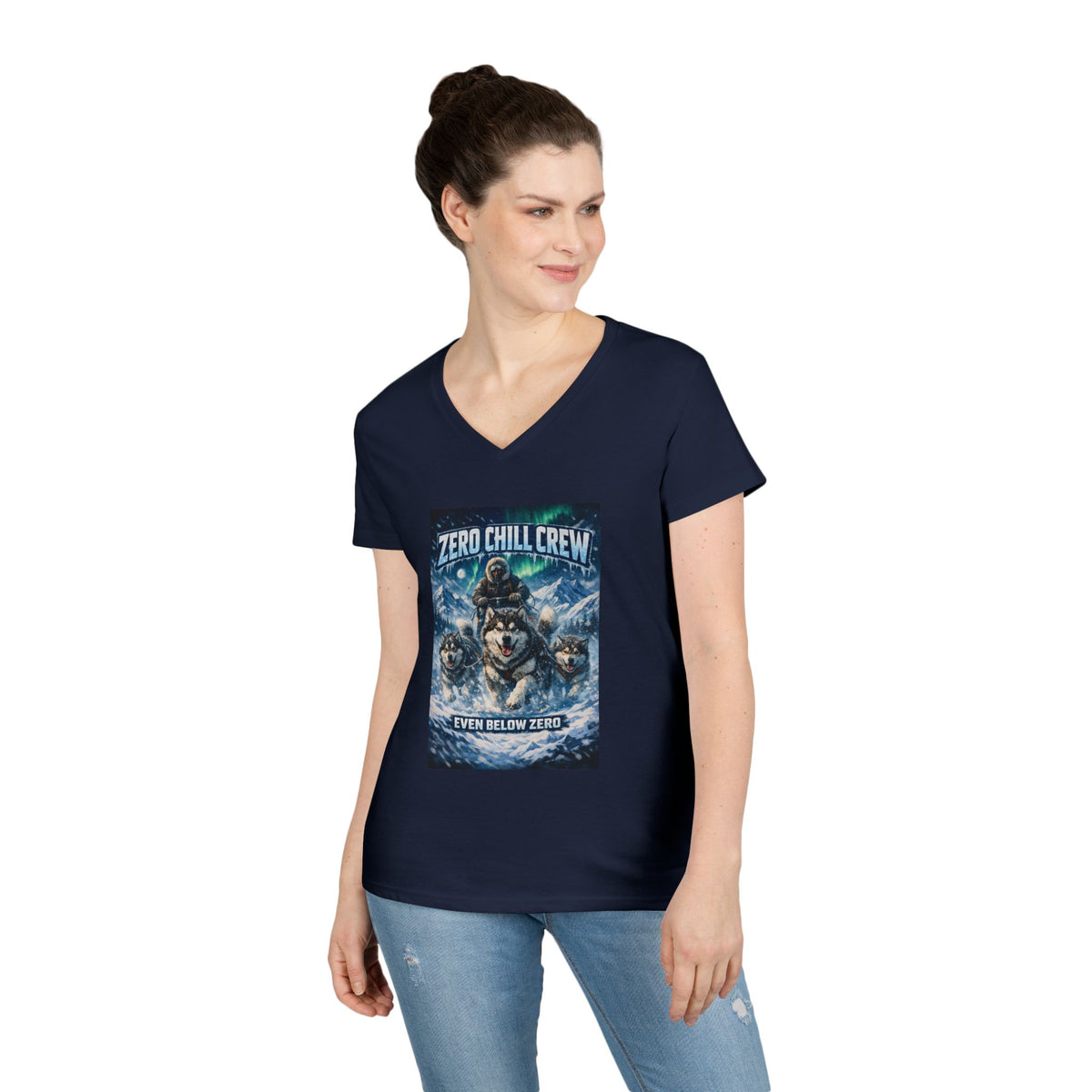 Zero Chill Crew Women's V-Neck Tee