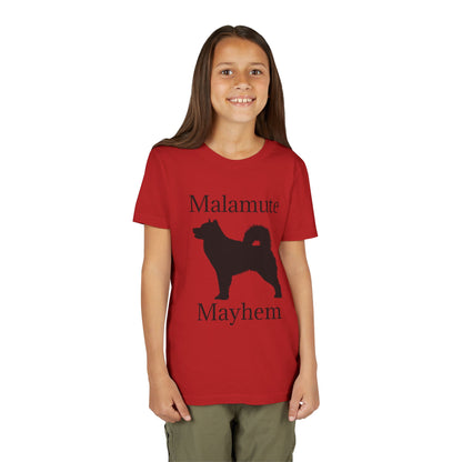 Malamute Mayhem Youth Unisex Short Sleeve Crewneck Tee